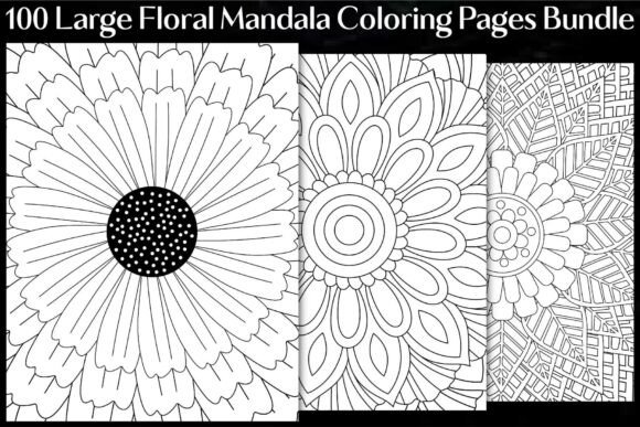 Download Large Floral Mandala Coloring Pages - Premium Resources