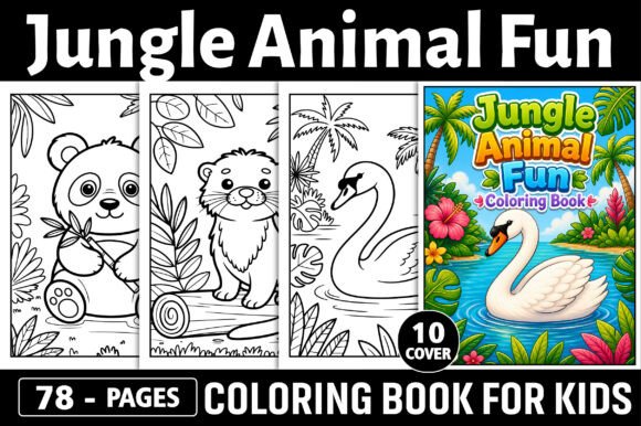 Download Jungle Animal Coloring Book for Kids - Animal coloring book Collection