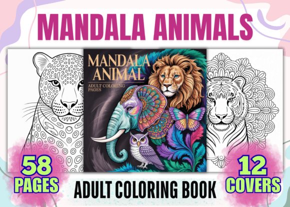 Download Mandala Animal Coloring Book Pages - Animal coloring book Collection